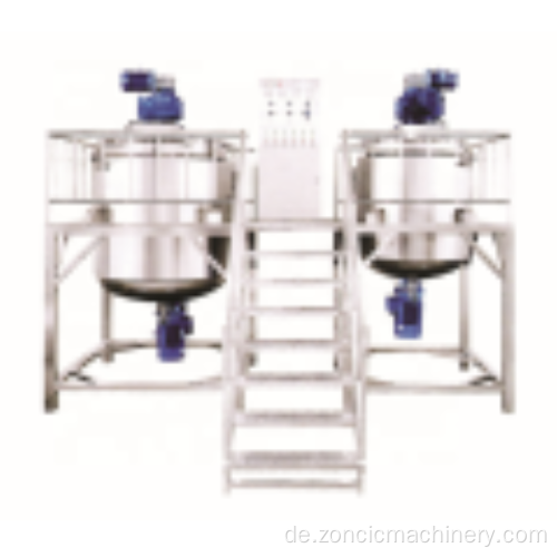 Flüssigseife Shampoo Mixer Produktionslinie Mischrührer Mischtanks 2000L Flüssigkeit Waschen Homogenisator Mixer